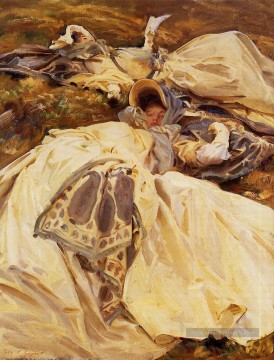  Robe Tableaux - Deux filles en robes blanches John Singer Sargent